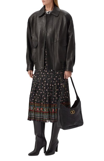 Сумка tbd medium VALENTINO черного цвета по цене 309000 руб., арт. 9W2B0T80/KID, фото 3 Сумка tbd medium VALENTINO, арт. 9W2B0T80/KID, фото 3