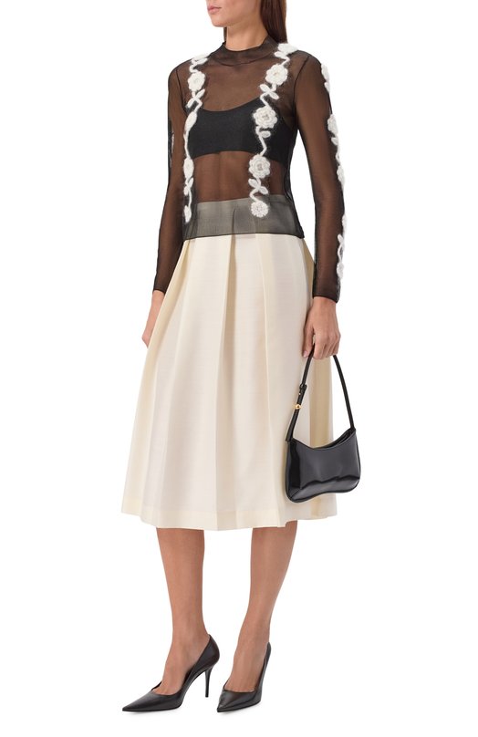 Топ Ganni K2649 Чёрный  K2649 Фото 2