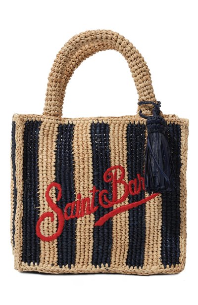 Женская сумка-тоут vanity raffia MC2 SAINT BARTH, арт. VANITY MINI RAFFIA/STBA/00233F