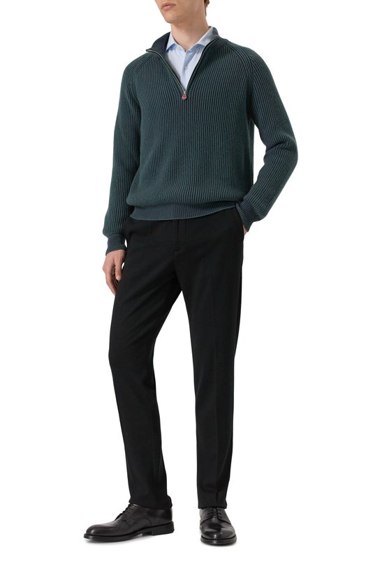 Кашемировый свитер Kiton UMK0794A0013 Зелёный  UMK0794A0013 Фото 2