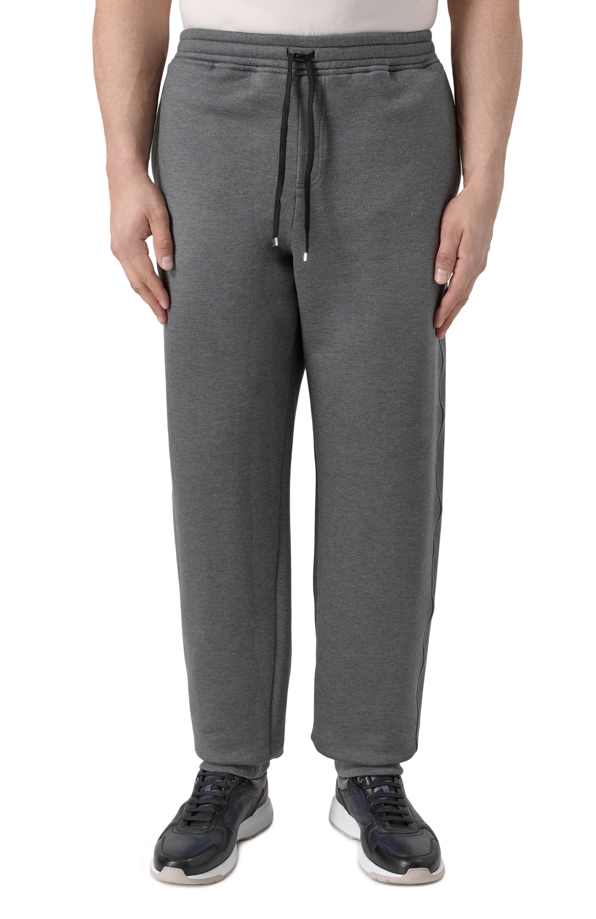 Джоггеры из хлопка и шелка ZILLI, арт. JSP304M013989005U/64, фото 3