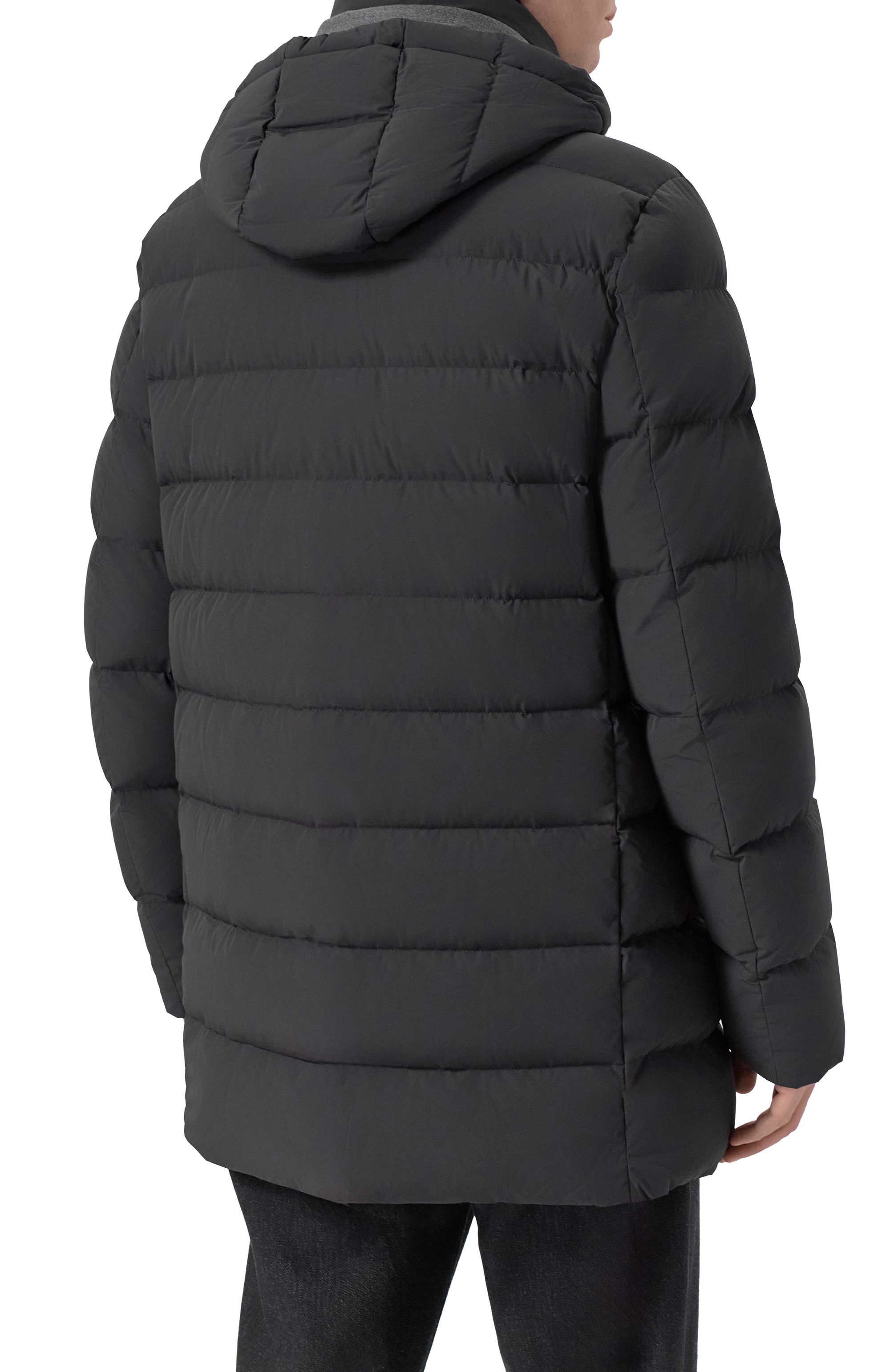 Пуховик с воротником из кролика HETREGO, арт. 8P435R/WILLIAM, фото 4