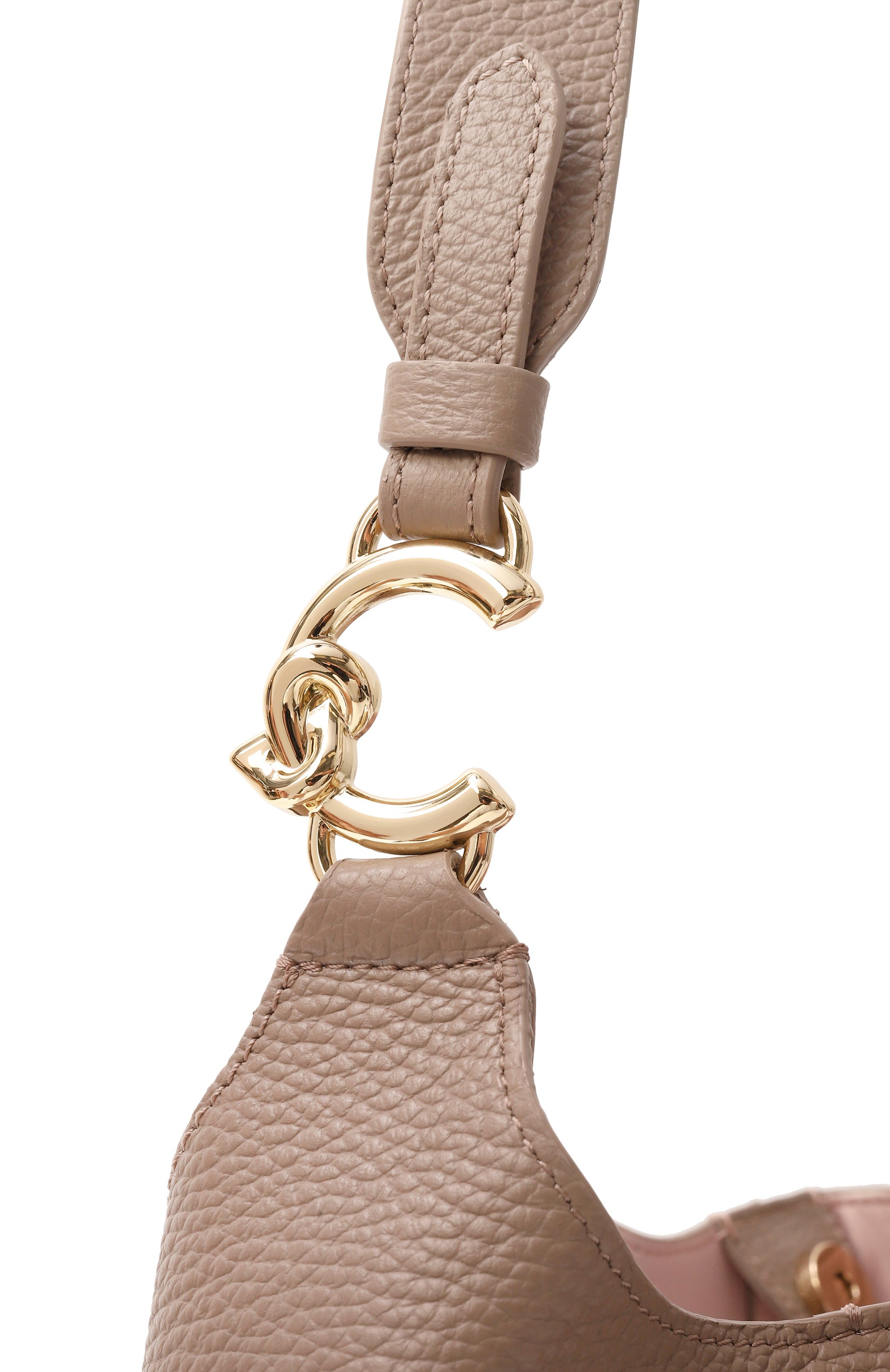 Сумка-тоут c-easy large COCCINELLE темно-бежевого цвета по цене 36750 руб., арт. E1SHA110101, фото 3 Сумка-тоут c-easy large COCCINELLE, арт. E1SHA110101, фото 3