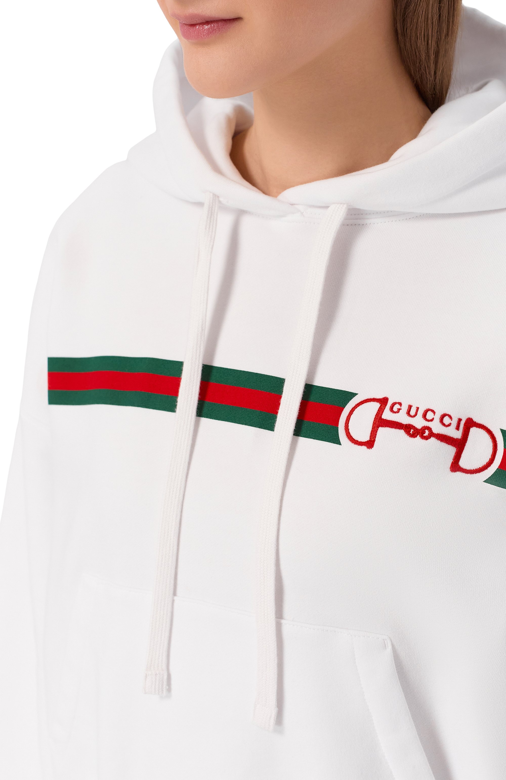 Хлопковое худи GUCCI, арт. 837930/XJHM0, фото 5