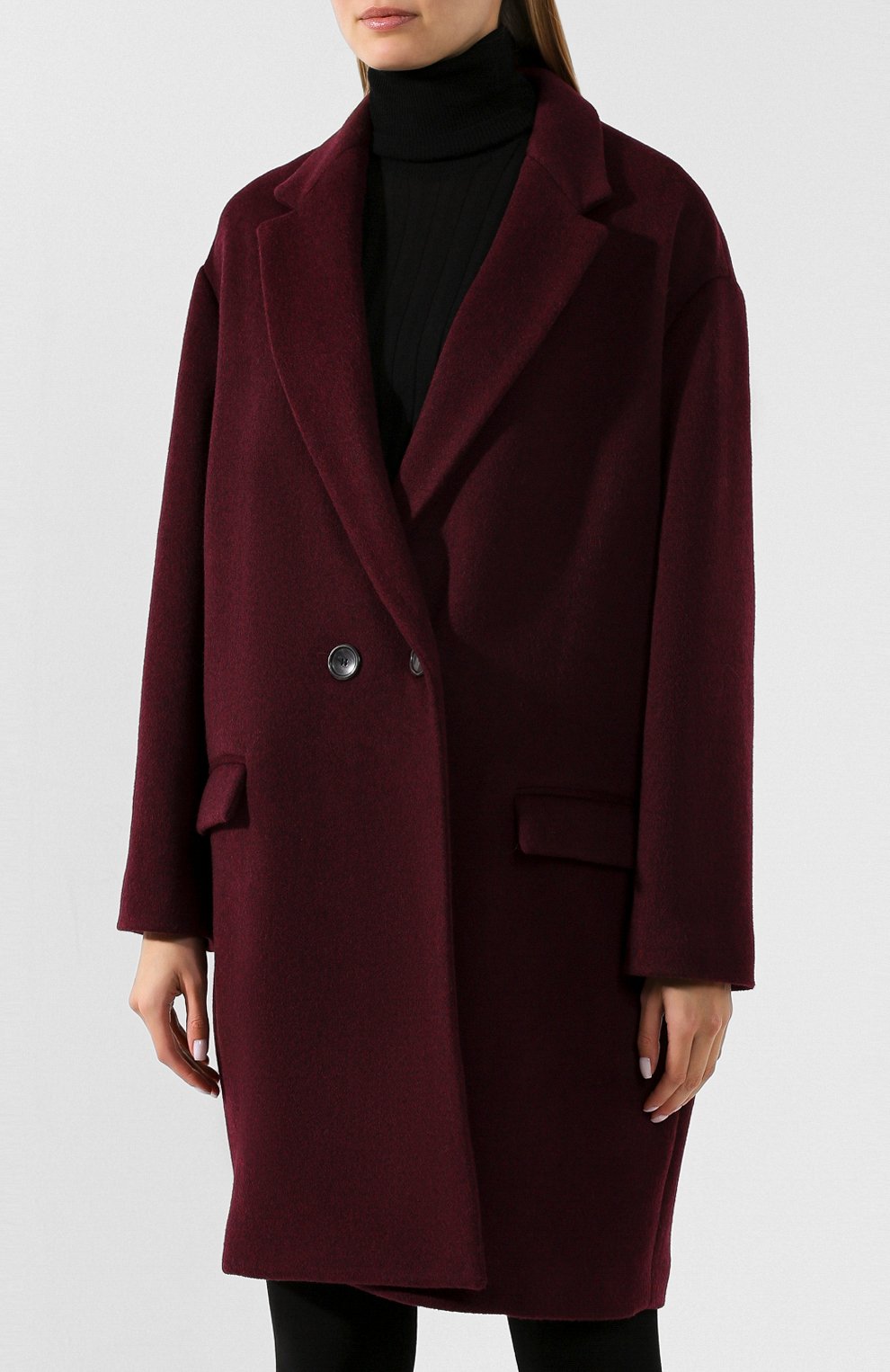 Пальто из смеси шерсти и кашемира ISABEL MARANT, арт. MA0291-19A007I/FILIP0, фото 3