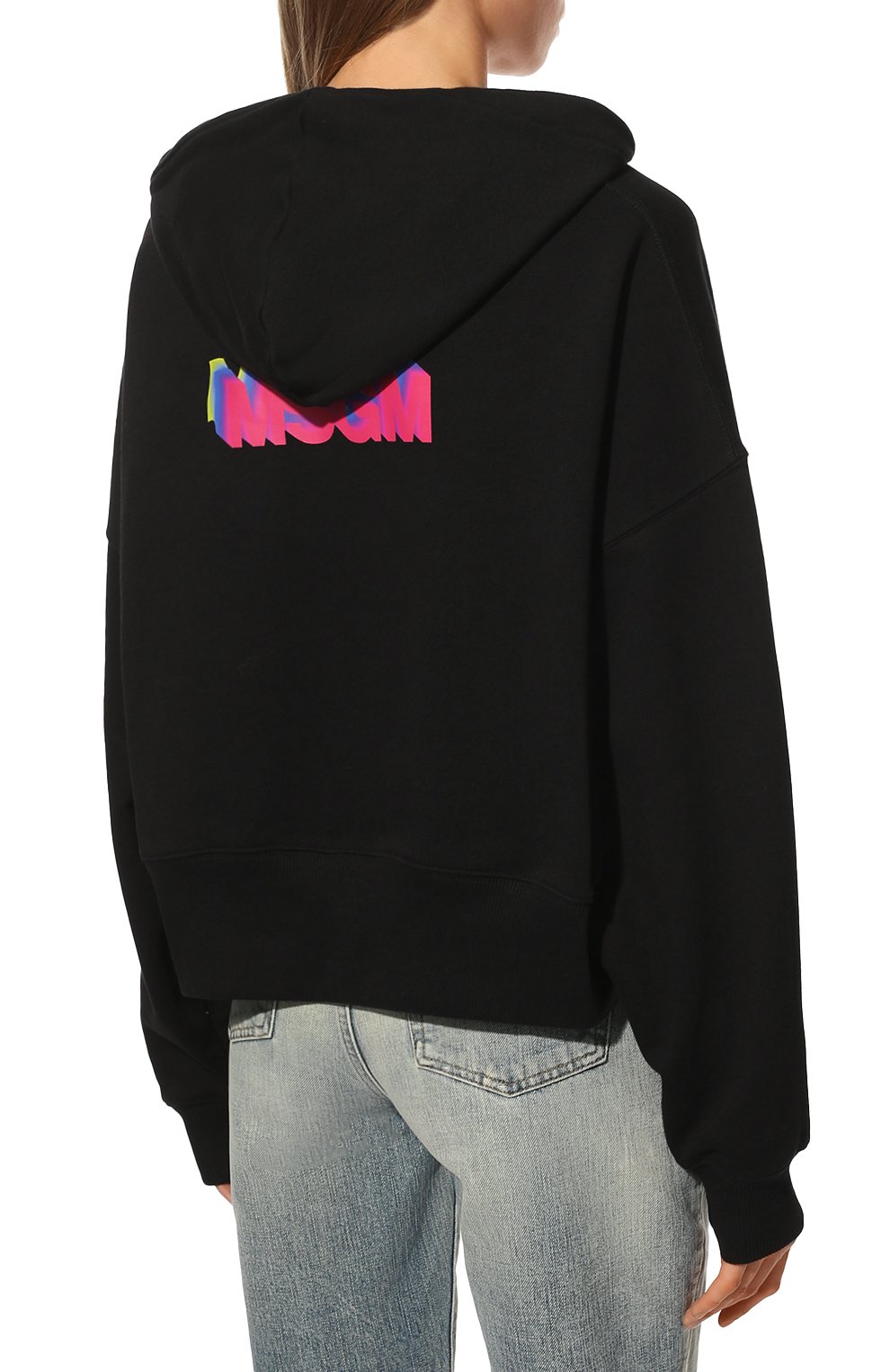 Хлопковое худи MSGM, арт. 3341MDM166 227799, фото 4