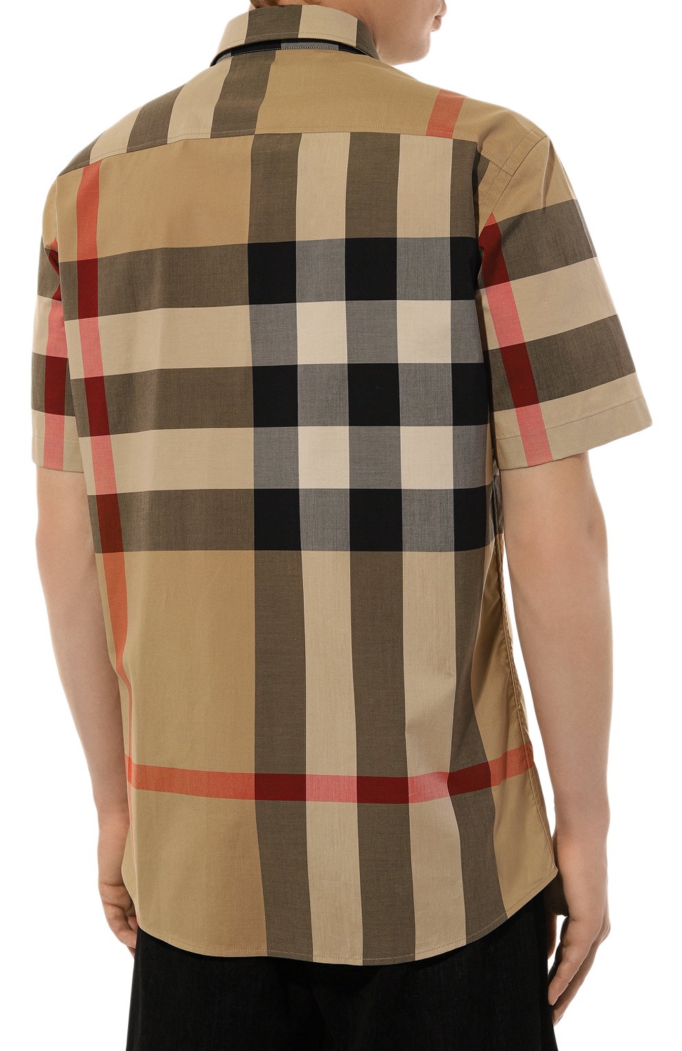 Хлопковая рубашка BURBERRY, арт. 8079591, фото 4