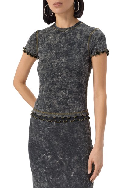 Хлопковый топ DIESEL, арт. A16657/0JQAT, фото 3