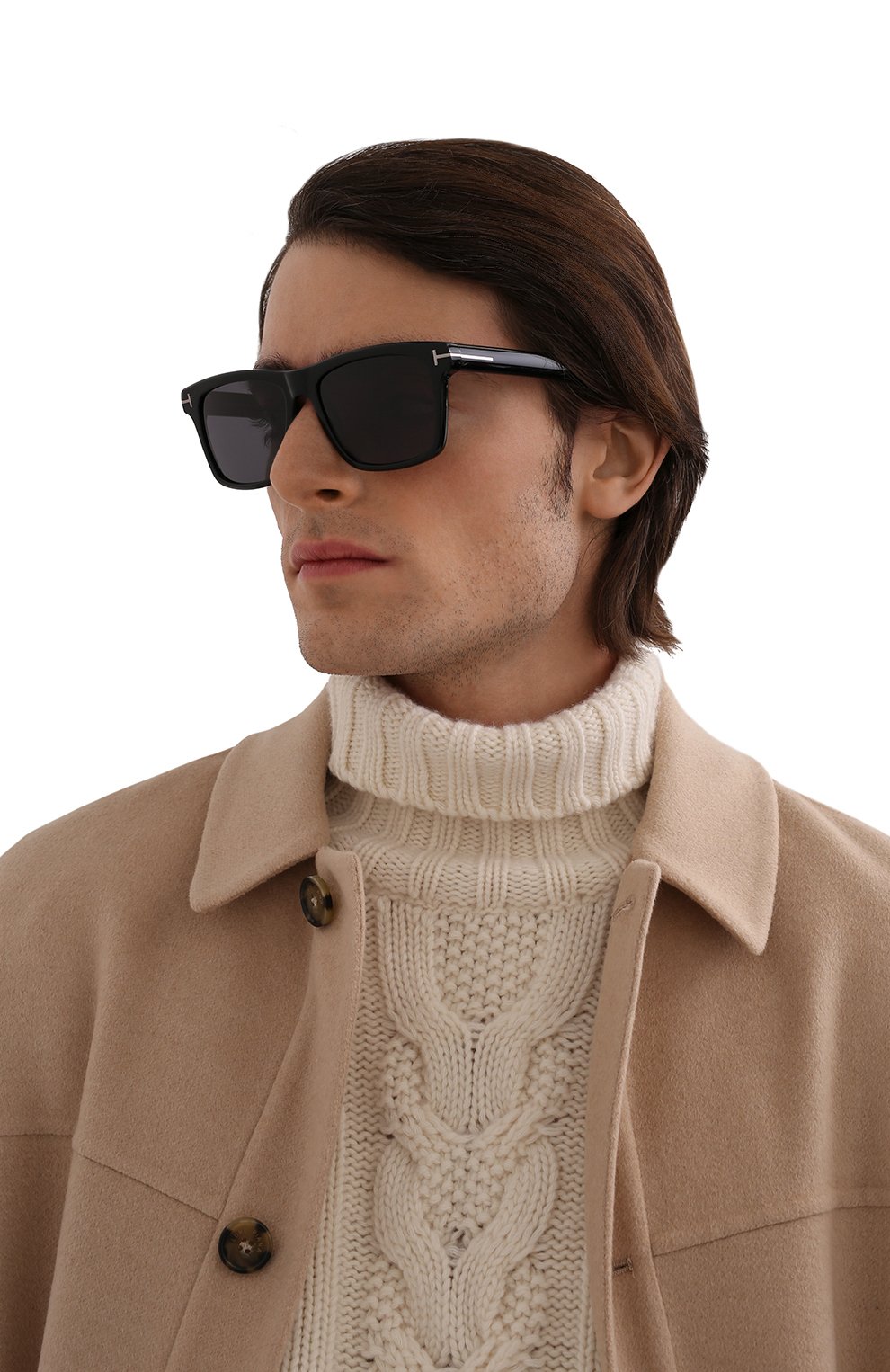 Солнцезащитные очки TOM FORD черного цвета по цене 48200 руб., арт. TF906-N 01A 58, фото 2 Солнцезащитные очки TOM FORD, арт. TF906-N 01A 58, фото 2