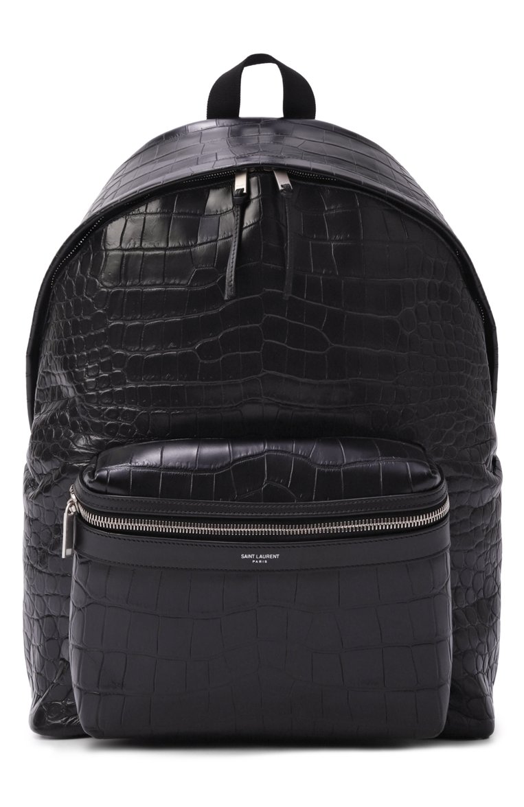 Мужской рюкзак city SAINT LAURENT черного цвета, арт. 534967/AAEJ0 | Фото 1 (Размер: large; Материал: Натуральная кожа; Ремень/цепочка: На ремешке; Сумки-технические: Рюкзаки - большие; Стили: Классический; Автоматизация ТО: Проставлено; Автоматизация состава: Проставлено)