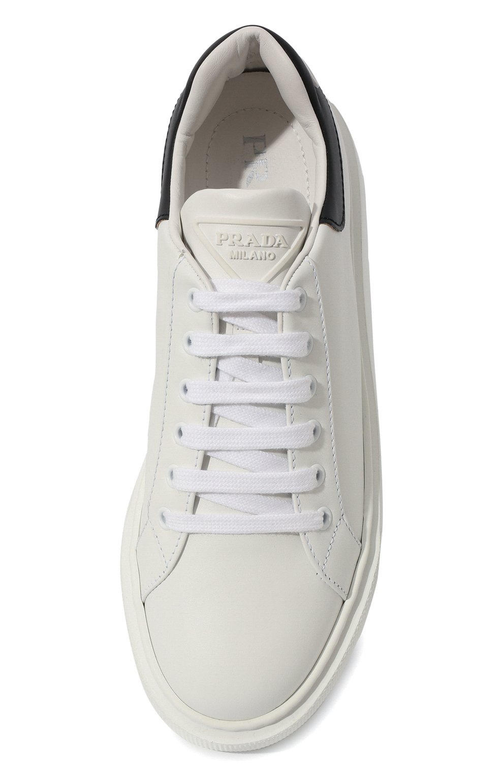 Кожаные кеды PRADA, арт. 1E452M-3AVF-F0964-045, фото 6