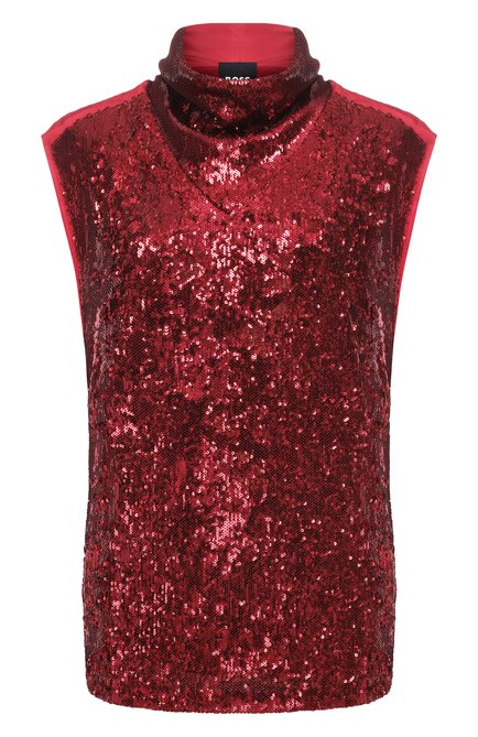 Женский топ с отделкой пайетками BOSS, арт. 50548011