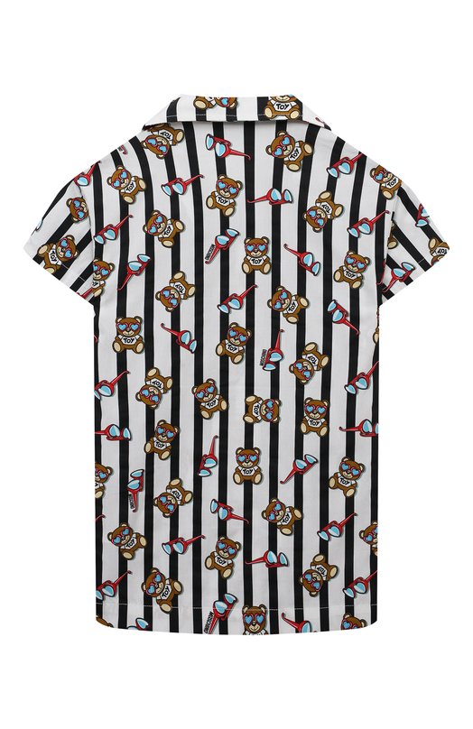 Хлопковое платье-рубашка Moschino 2