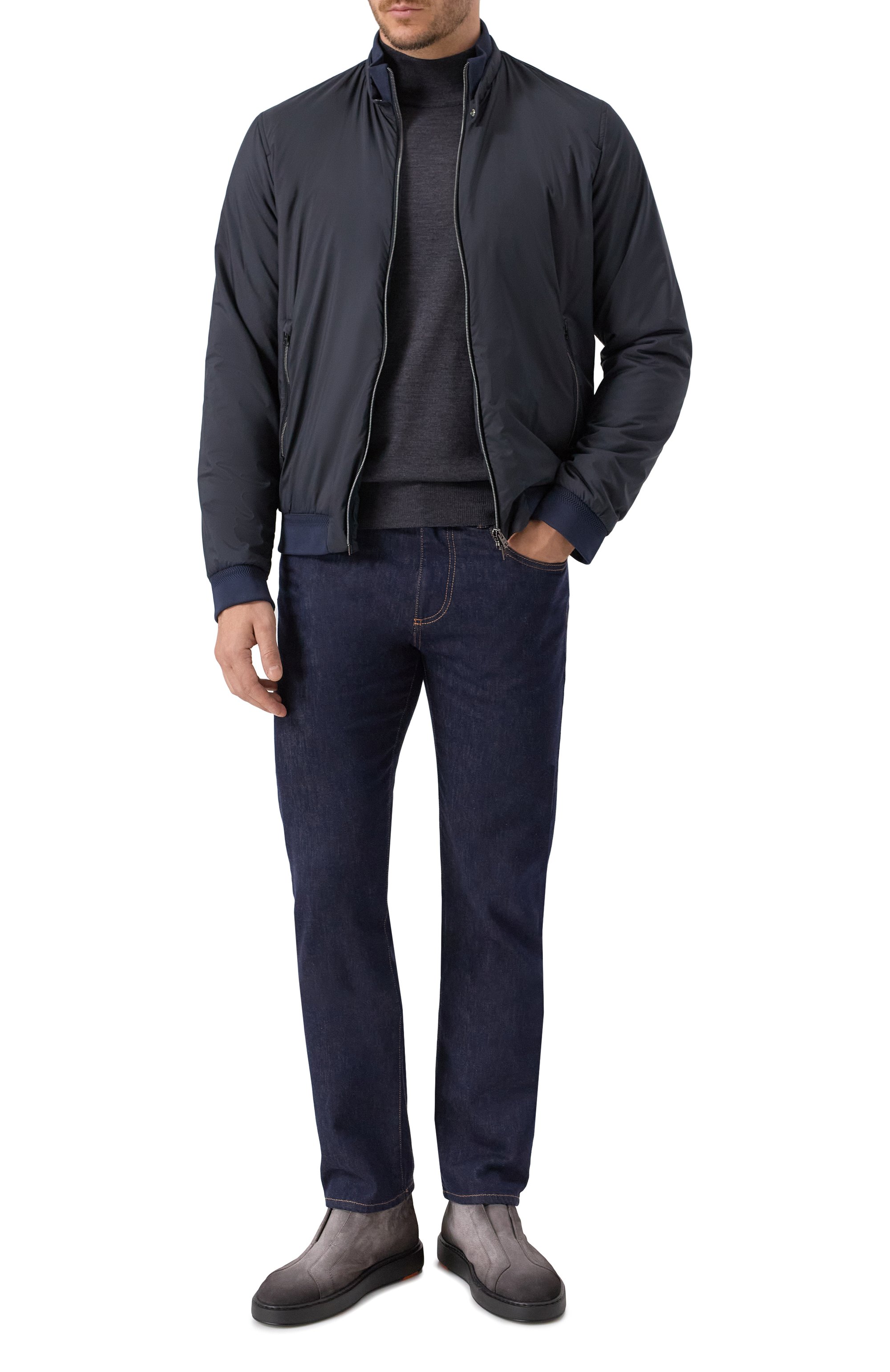 Замшевые кеды cleanic SANTONI, арт. MBCG22105NEATGEL, фото 2