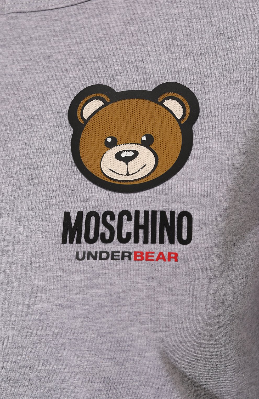 Хлопковая пижама MOSCHINO серого цвета по цене 23150 руб., арт. 232V6/A7889/4411, фото 7 Хлопковая пижама MOSCHINO, арт. 232V6/A7889/4411, фото 7