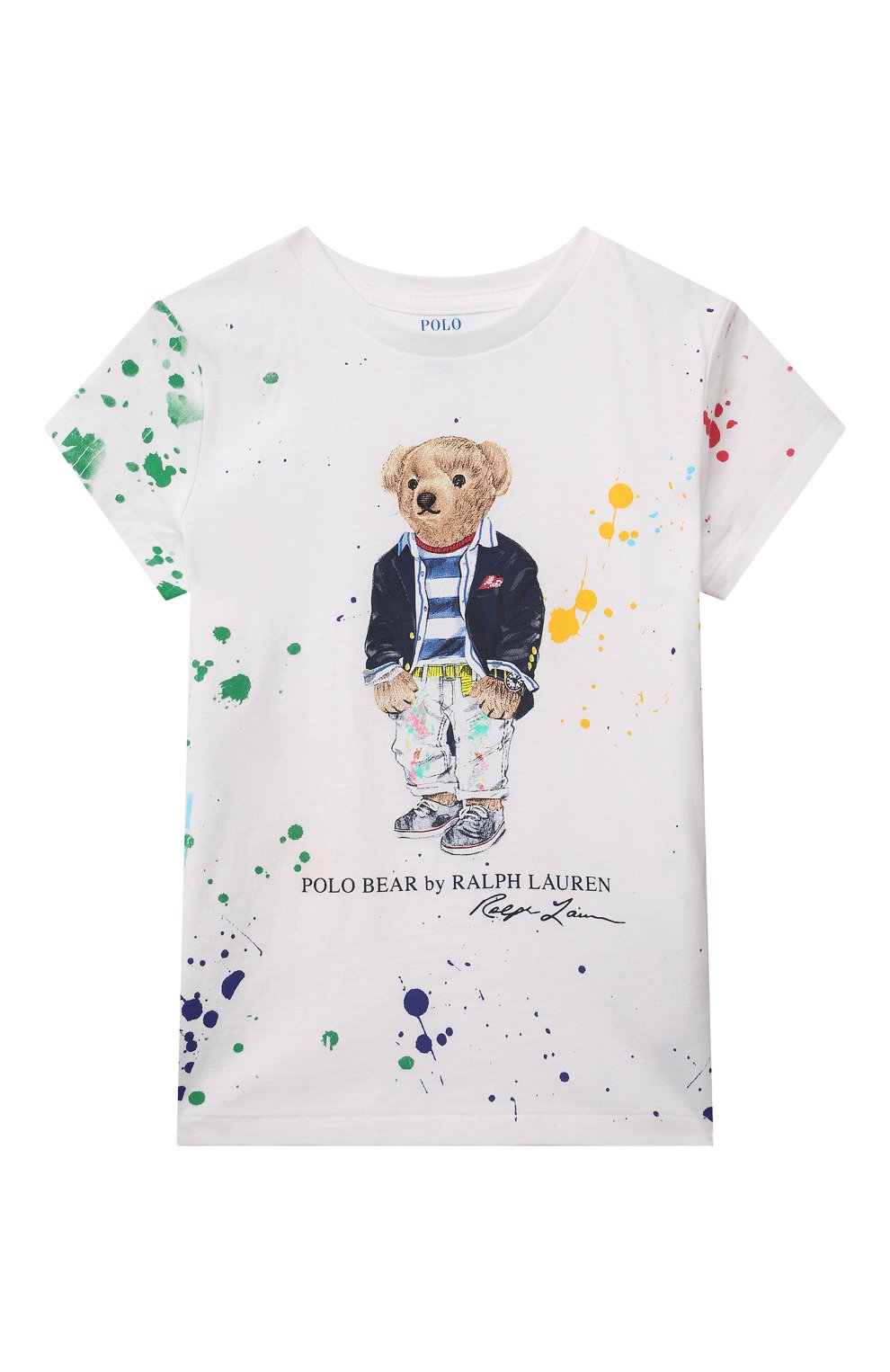 Хлопковая футболка POLO RALPH LAUREN, арт. 313868484, фото 1