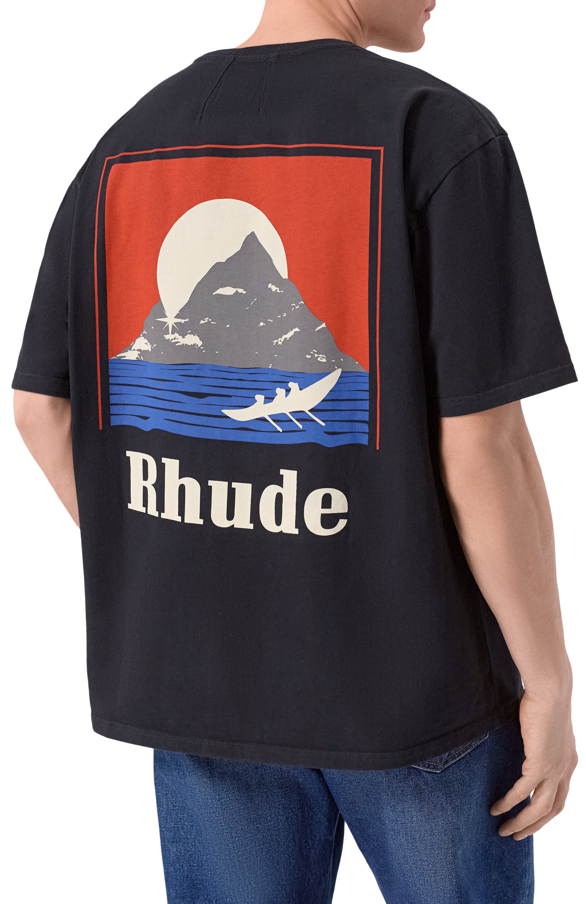 Хлопковая футболка RHUDE, арт. RHPS26TT18012, фото 4