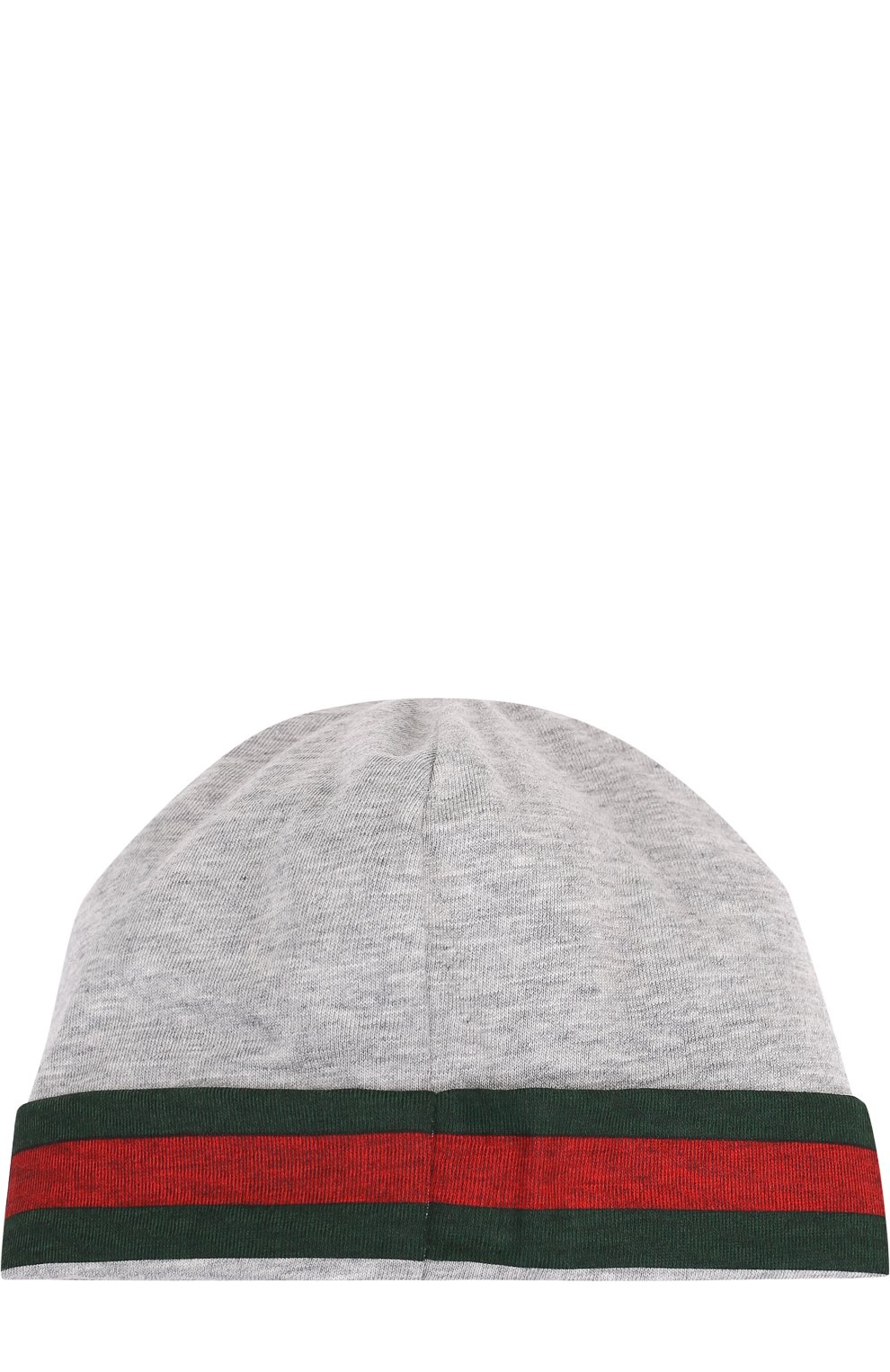 Комплект из хлопкового боди и шапочки с нагруднико м GUCCI, арт. 408987/X5758, фото 5