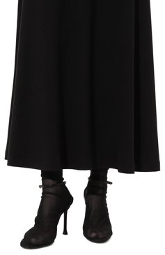 Женские текстильные ботильоны clarissa 95 ALEVI MILANO черного цвета, арт. L25S7001.R.0116997 | Фото 3 (Подошва: Плоская; Каблук высота: Высокий; Материал внешний: Текстиль; Материал сплава: Проставлено; Материал внутренний: Натуральная кожа; Драгоценные камни: Проставлено; Каблук тип: Шпилька; Материал утеплителя: Без утеплителя)