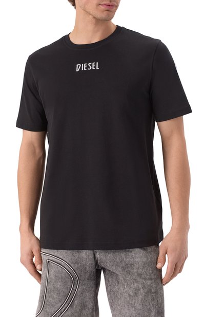 Хлопковая футболка DIESEL, арт. A18640/0AIJU, фото 3