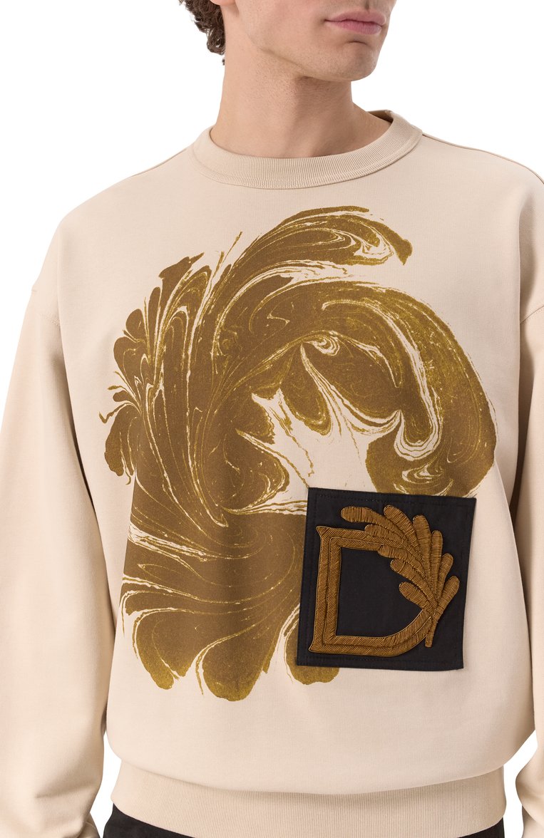Хлопковый свитшот DRIES VAN NOTEN, арт. 251-021166-1610, фото 1