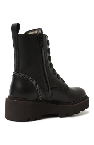 Кожаные ботинки BRUNELLO CUCINELLI, арт. BZRABD039, фото 3