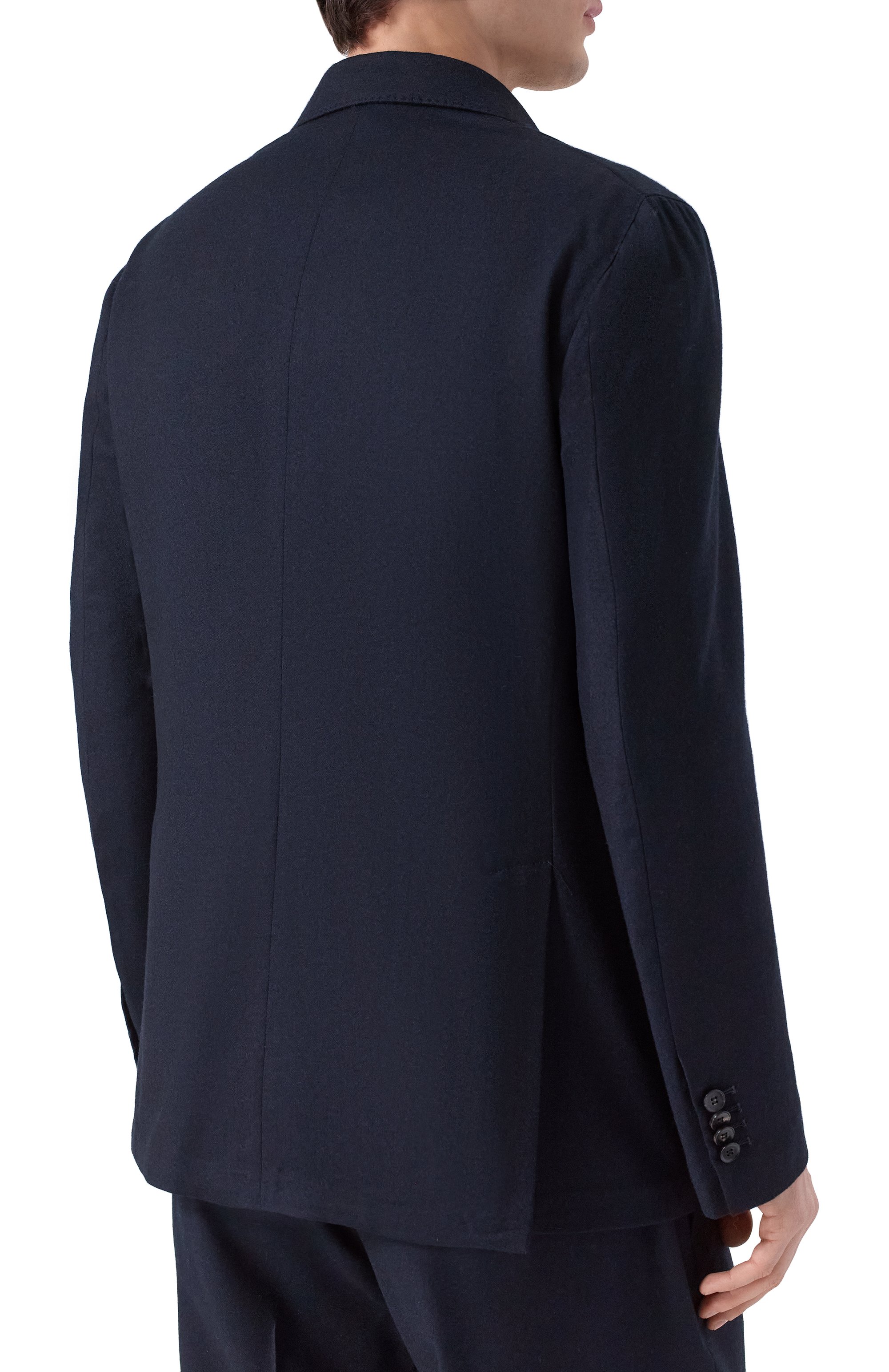 Шерстяной костюм ANDREA CAMPAGNA темно-синего цвета по цене 170000 руб., арт. GREC0C0LFS/400129B, фото 3 Шерстяной костюм ANDREA CAMPAGNA, арт. GREC0C0LFS/400129B, фото 3