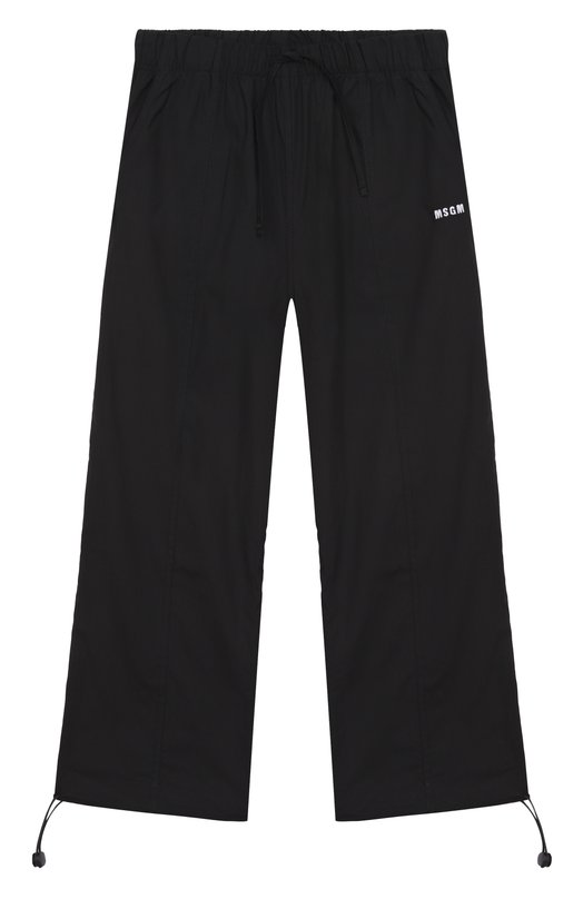 

Хлопковые брюки MSGM kids, Чёрный
