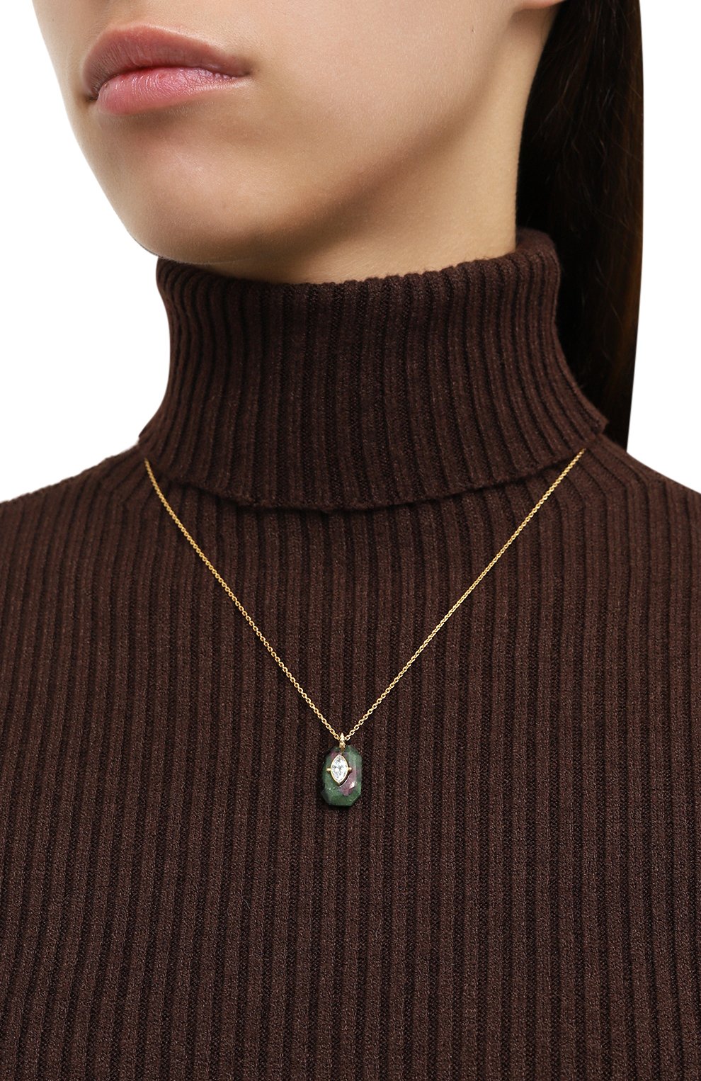 Подвеска на цепочке HANKA_IN, арт. INS-LG47-Z0I-CZ-0.5M, фото 2