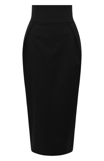 Шерстяная юбка ALEXANDRE VAUTHIER черного цвета по цене 78700 руб., арт. 203SK1305 1301-203, фото 1 Шерстяная юбка ALEXANDRE VAUTHIER, арт. 203SK1305 1301-203, фото 1