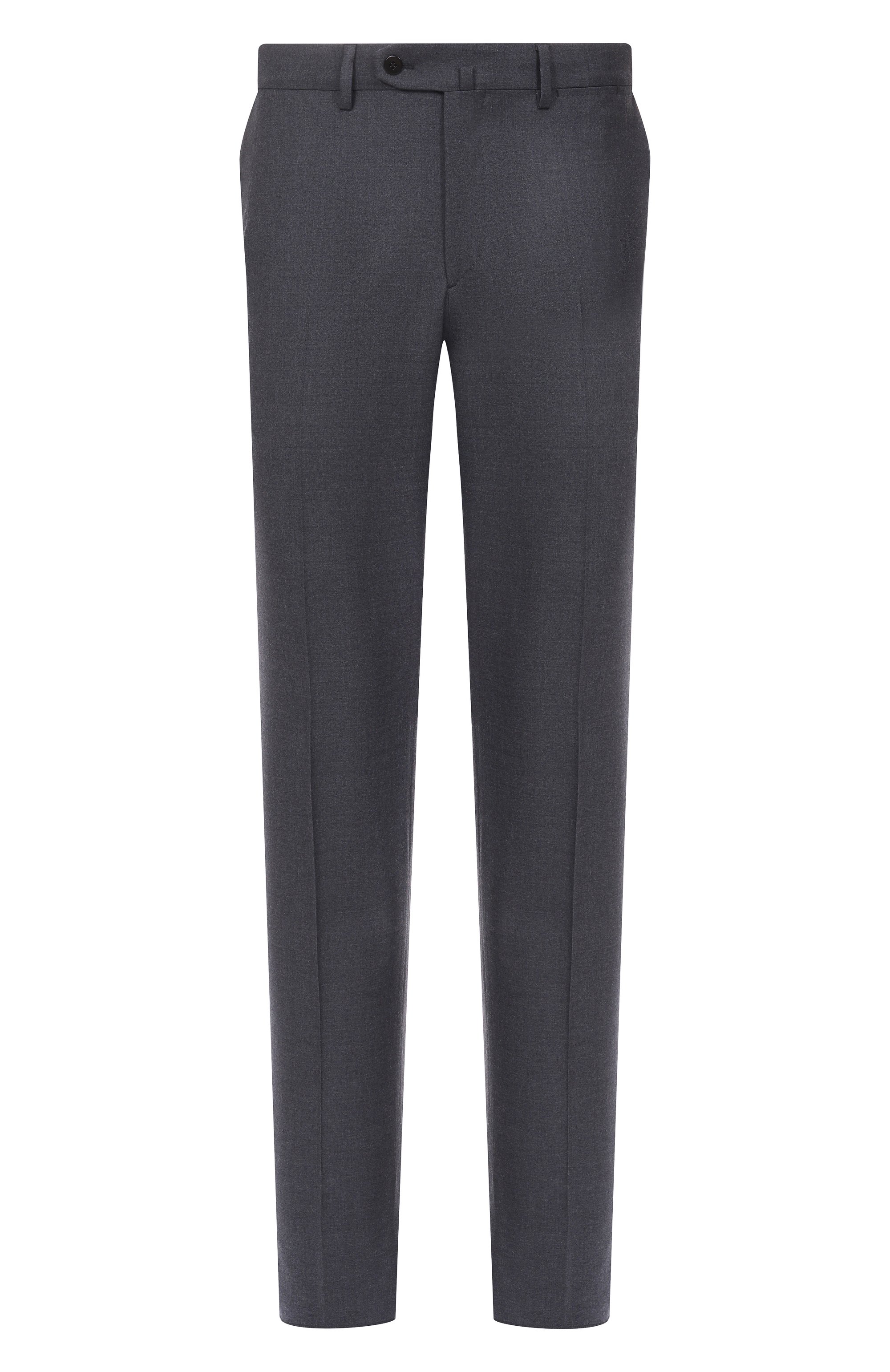 Шерстяные брюки STEFANO RICCI темно-серого цвета по цене 123000 руб., арт. M1T0220000/W610, фото 1 Шерстяные брюки STEFANO RICCI, арт. M1T0220000/W610, фото 1