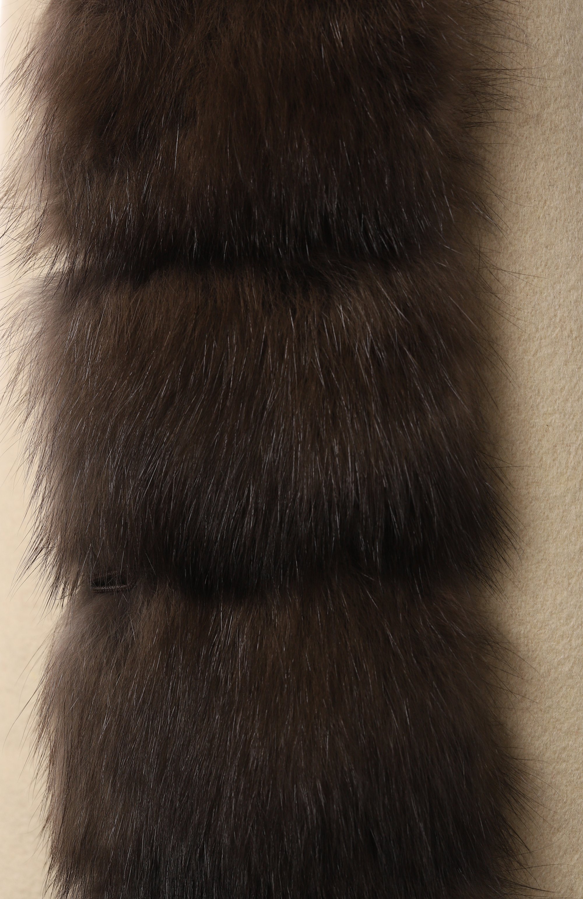 Кашемировое пальто с отделкой из меха соболя SABLEFUR, арт. 72213-SB-11, фото 6