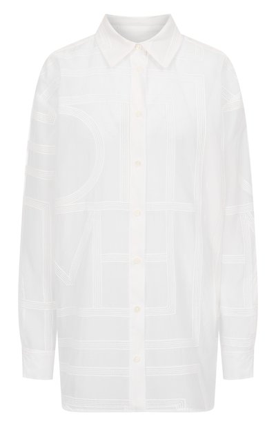 Женская рубашка из хлопка и шелка TOTEME, арт. 253-WRT0480-FB0441