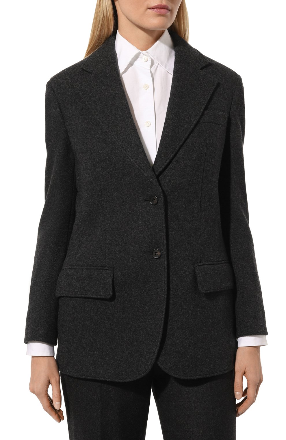 Жакет из шерсти и кашемира PRADA, арт. P565I-1ZBY-F0480-212, фото 3