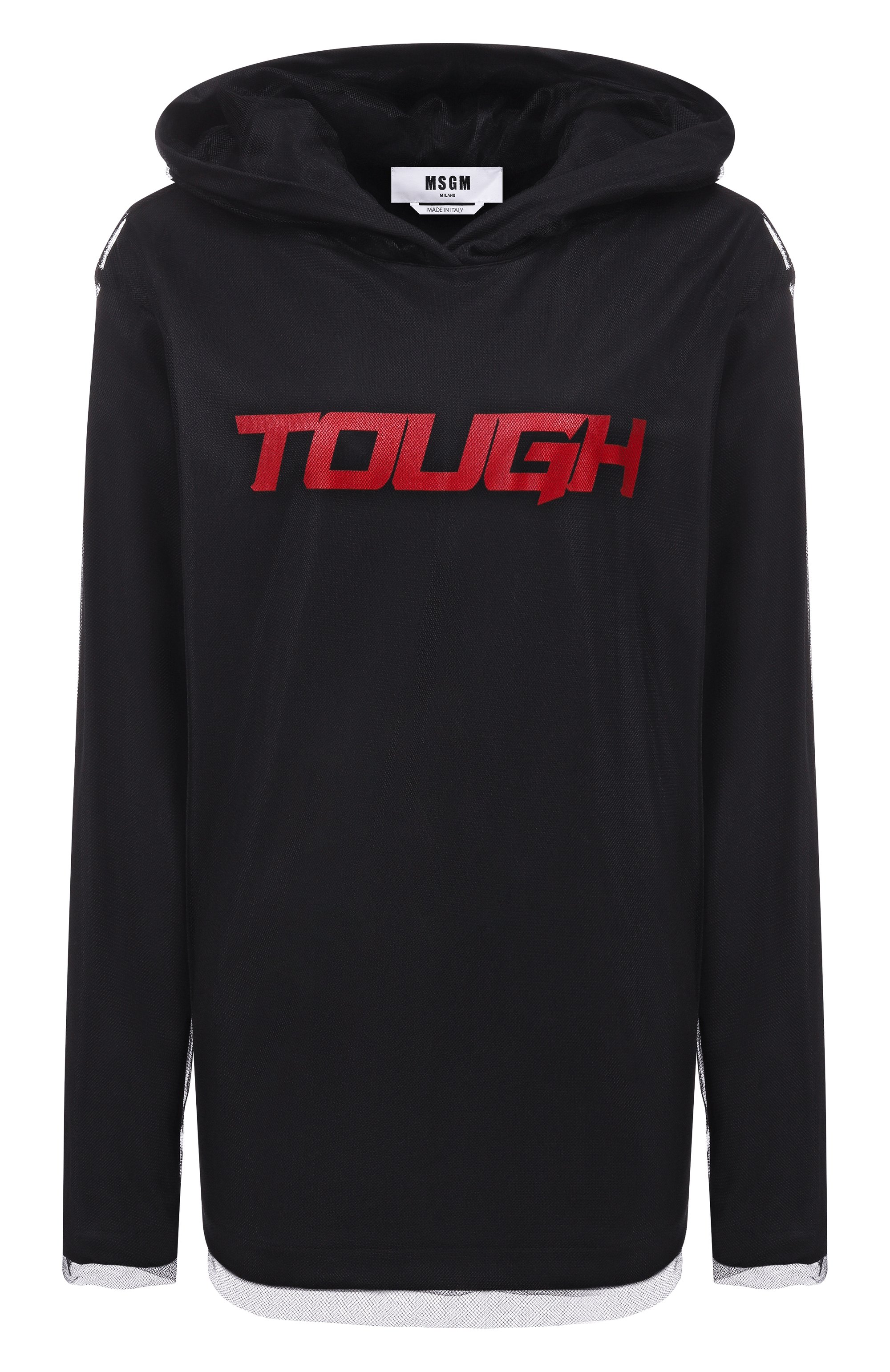 Хлопковое худи MSGM, арт. 3942MDM101D/257798, фото 1