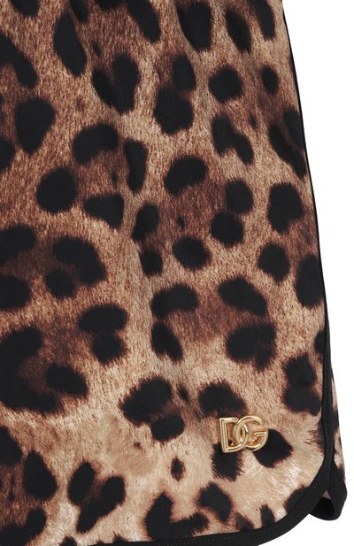 Шорты DOLCE & GABBANA леопардового цвета по цене 29650 руб., арт. L5J845/0N011, фото 3 Шорты DOLCE & GABBANA, арт. L5J845/0N011, фото 3