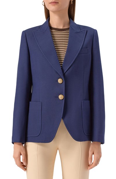 Жакет из шерсти и шелка VALENTINO, арт. 7B3CE4E0/1CF, фото 3