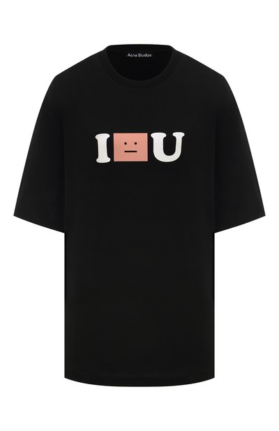 Женская хлопковая футболка ACNE STUDIOS, арт. FA-UX-TSHI000257