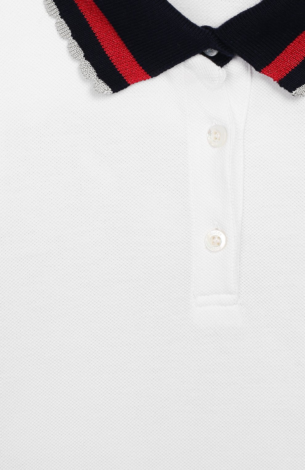 Хлопковое платье GUCCI белого цвета по цене 26500 руб., арт. 552356/XJAM8, фото 3 Хлопковое платье GUCCI, арт. 552356/XJAM8, фото 3