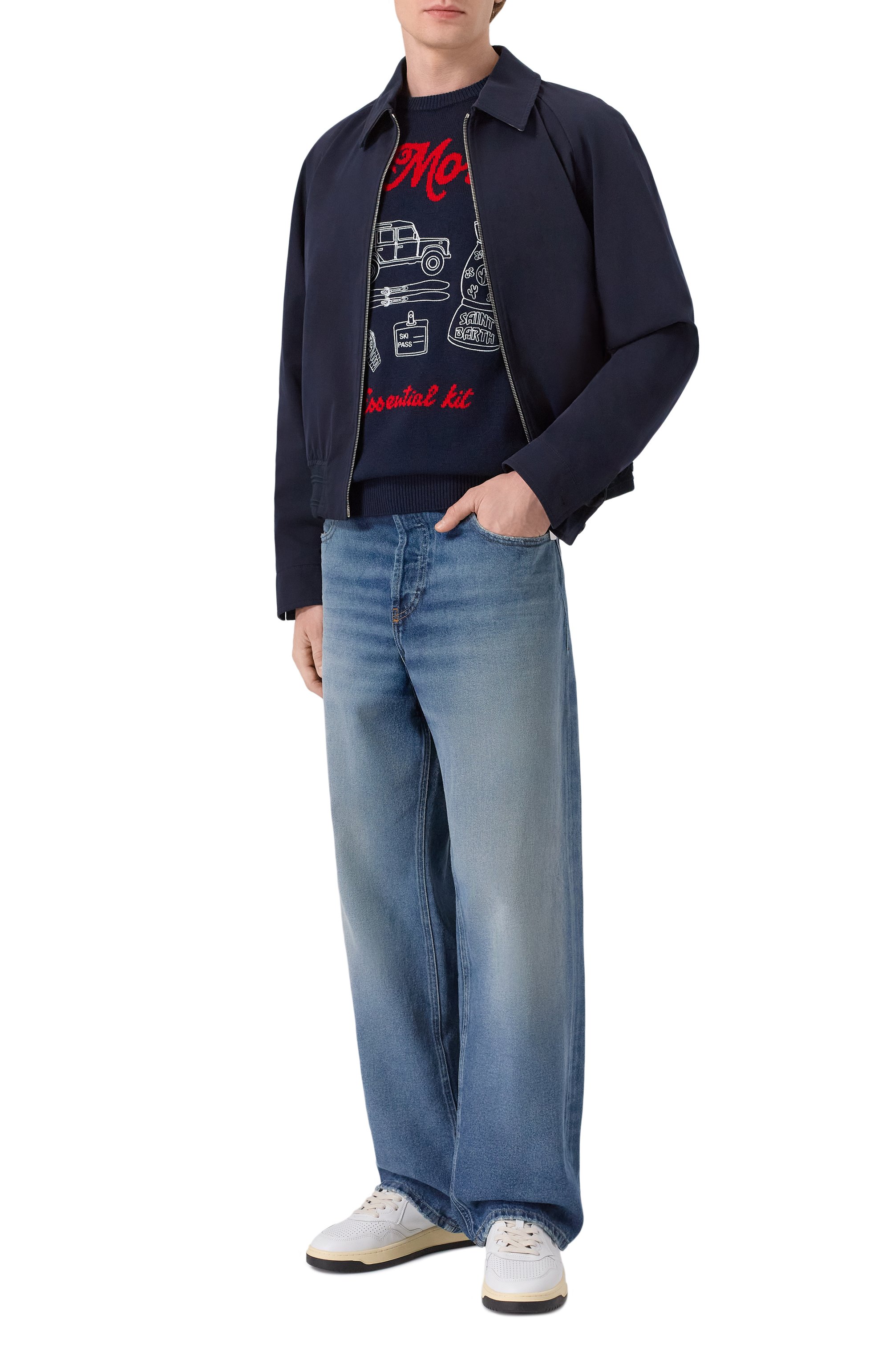 Джемпер из шерсти и вискозы MC2 SAINT BARTH, арт. HER0001-02919I/HER0N, фото 2