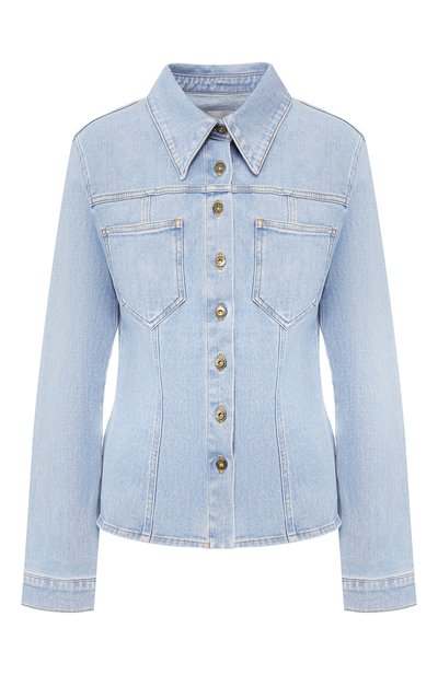 Женская джинсовая куртка NANUSHKA, арт. B0DHI_LIGHT BLUE_STRETCH DENIM