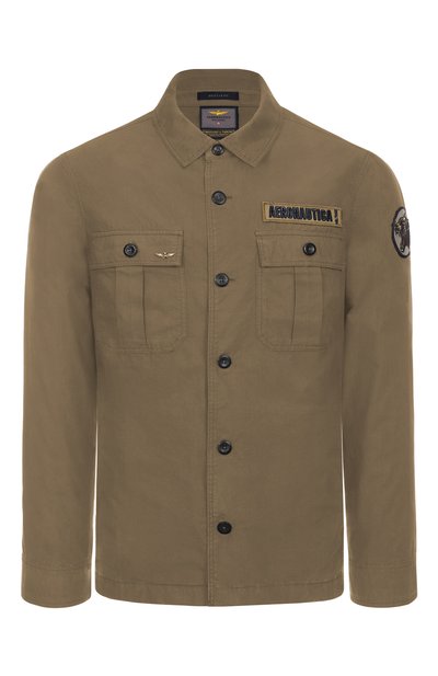 Мужская хлопковая куртка-рубашка AERONAUTICA MILITARE, арт. 251AC032CT3505