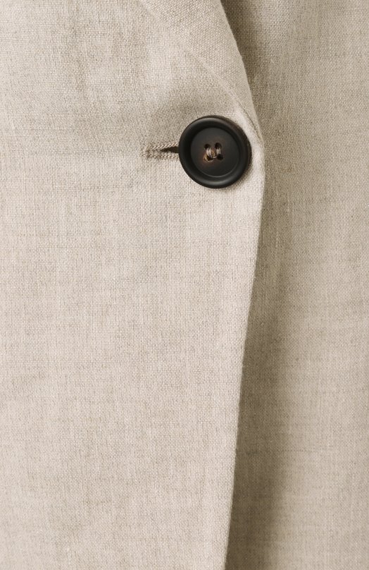 Льняной жакет Brunello Cucinelli MH5477221 Бежевый  MH5477221 Фото 6