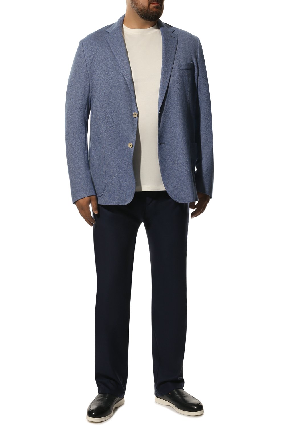 Брюки из шерсти и кашемира ZILLI, арт. M0Q-D0081-J0LU1/R001, фото 2