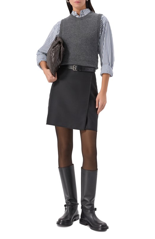 Кожаные сапоги James Bottega Veneta 843952/V60E0 Чёрный  843952/V60E0 Фото 3