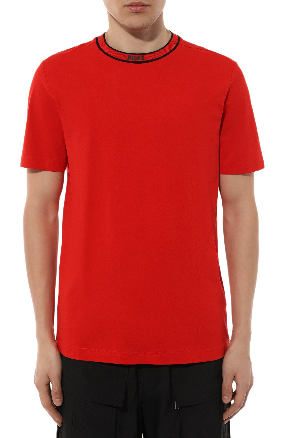 Хлопковая футболка BOSS GREEN, арт. 50525080, фото 3