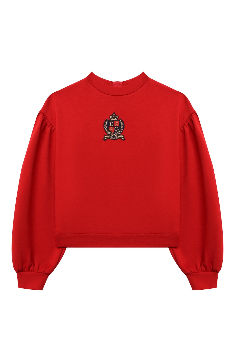 Хлопковый свитшот DOLCE & GABBANA красного цвета по цене 23650 руб., арт. L5JW4Y/G7AYJ/8-14, фото 1 Хлопковый свитшот DOLCE & GABBANA, арт. L5JW4Y/G7AYJ/8-14, фото 1