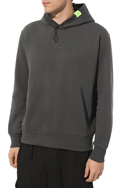 Хлопковое худи BOGNER FIRE+ICE темно-серого цвета по цене 22600 руб., арт. 84498517, фото 3 Хлопковое худи BOGNER FIRE+ICE, арт. 84498517, фото 3