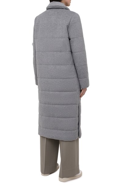 Пальто из шерсти и кашемира SEVEN LAB, арт. DLW20-002SP grey, фото 4