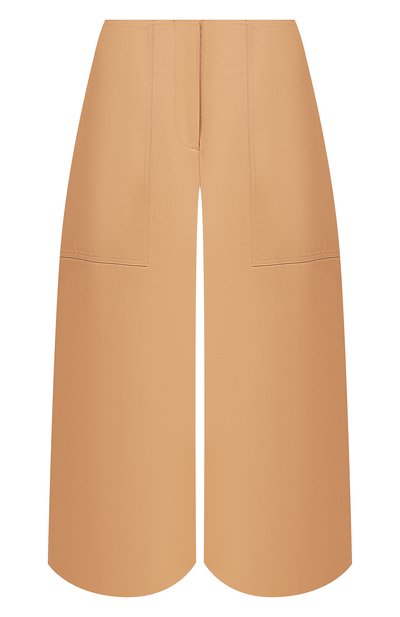 Женские хлопковые брюки JIL SANDER NAVY, арт. JNWM3052A/JM2418